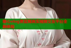 糖心vlog黄官网真实视频交友平台全新体验