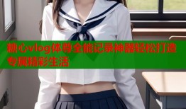 糖心vlog体尊全能记录神器轻松打造专属精彩生活