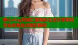 糖心vlog同城汇聚精彩生活分享即时互动发现身边精彩瞬间