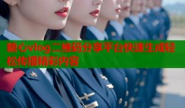 糖心vlog二维码分享平台快速生成轻松传播精彩内容