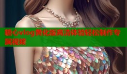 糖心vlog黄化版高清体验轻松制作专属视频
